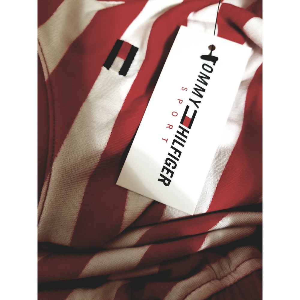 Tommy Hilfiger NWT Mini Dress Sport Sleeveless Scarlet Multi Size Medium… - Picture 9 of 9